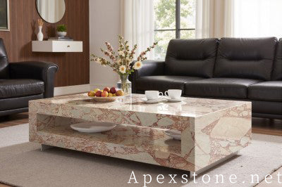 cream Bulgari Pink Marble floors