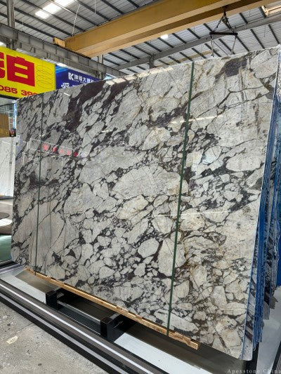 1 inch Bulgari Purple Marble slabs