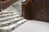 hex beige Granite floor foyer