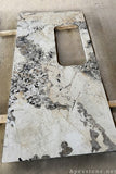 Custom Butterfly Golden Flower Granite island countertops