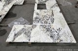 Custom Butterfly Golden Flower Granite island countertops