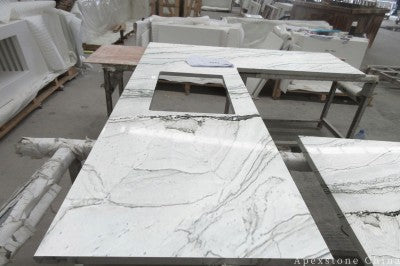 Calacatta Macaubas stone white Quartzite slabs