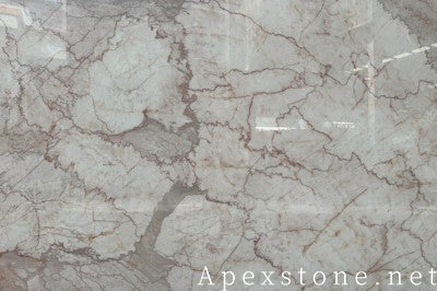 3/4 inch Calacatta Rosa Marble hearth