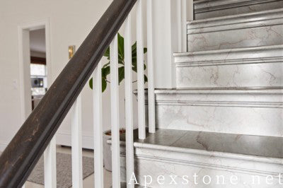900x600 pink Marble floor staircase