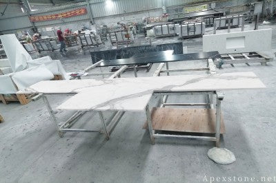 Ogee Calacatta White Marble tops