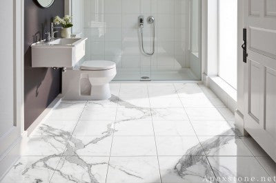 2 inch Calacatta White Marble tiles