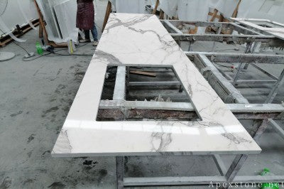 Ogee Calacatta White Marble tops