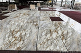 prefab Calacata Oro Marble floor tiles