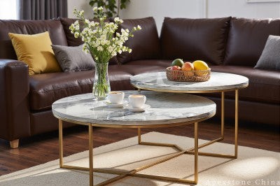 luxury white Marble table tops