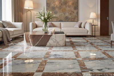 Cartier Arabescato stone white Marble slabs