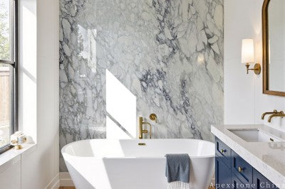 Cartier Arabescato stone white Marble slabs