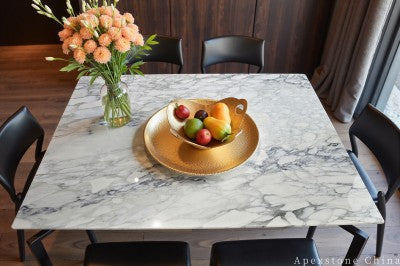 luxury white Marble table tops