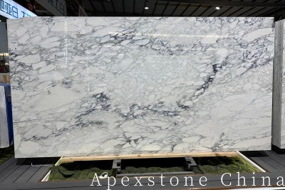 Cartier Arabescato stone white Marble slabs