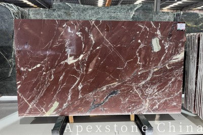 Cartier Red Quartzite slabs