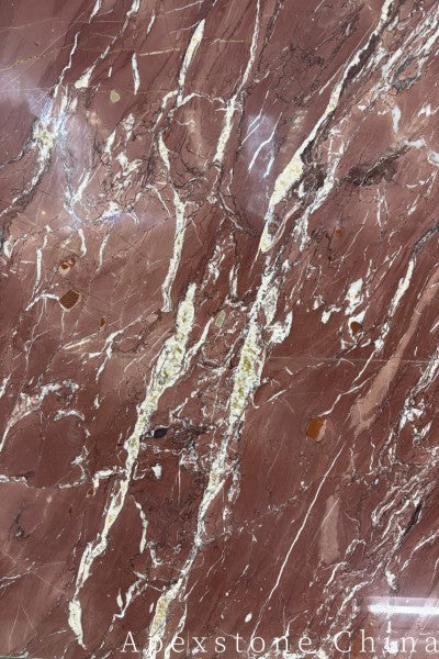 Cartier Red Quartzite slabs