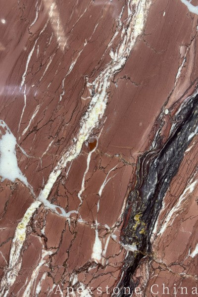 Cartier Red Quartzite slabs