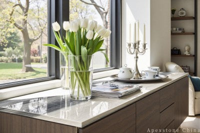 Modern Chinese Palissandro Blue Marble tops