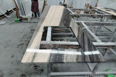 Modern Chinese Palissandro Blue Marble tops