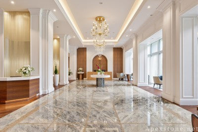 3x6 grey Quartzite floor lounge