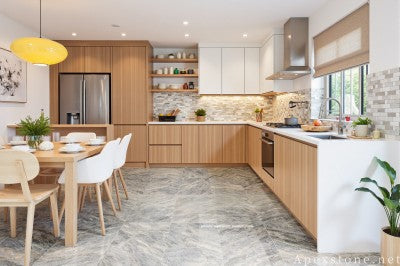 hex Cielo Quartzite tiles