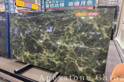 small Classic Green Marble hearth