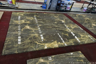 12x24 Classic Green Marble wall panels