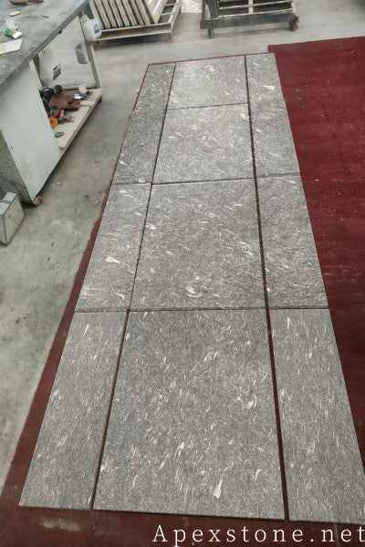 composite Cloudy Ink Marble floor tiles