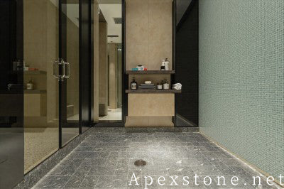 composite Cloudy Ink Marble floor tiles