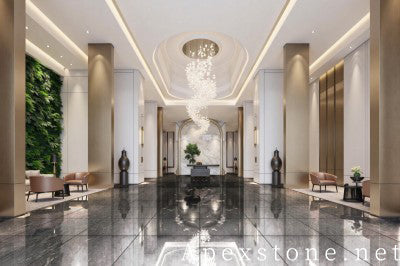 small black Marble wall mall