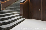 real stone black Marble floor foyer