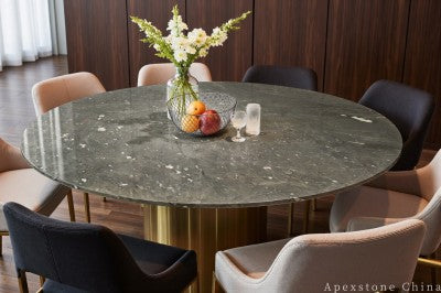 italian grey Marble dining table