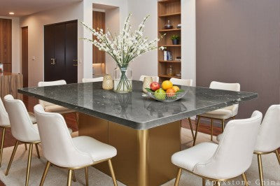 italian grey Marble dining table