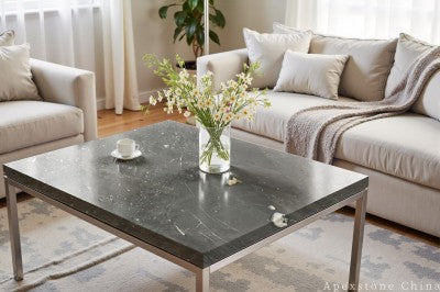 small grey Marble cocktail table