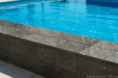 grey Marble 4 inch decking pool