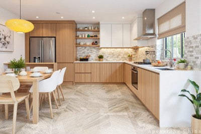 3/4 inch Earl White Marble tiles