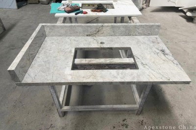 1/4 inch Elizabeth White Marble slabs