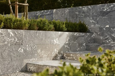 16x16 grey Marble walls garden