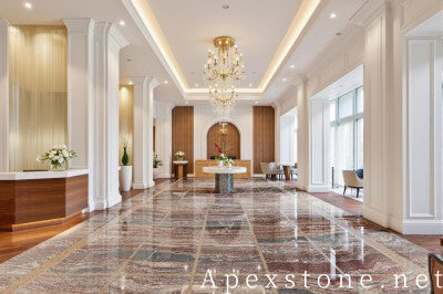 50mm red Marble floor lounge