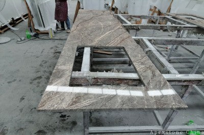 3/4 inch Fior Di Pesco Marble tops