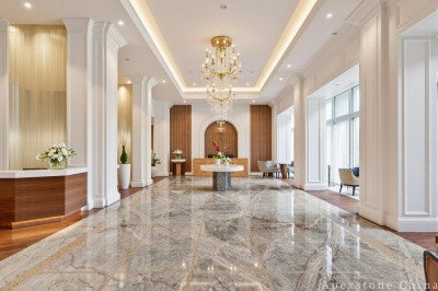 30mm grey Marble floor office