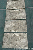 leathered Fossil Ash Marble tiles