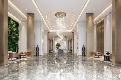small grey Marble wall mall