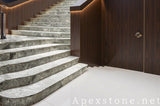 polished grey Marble floor foyer