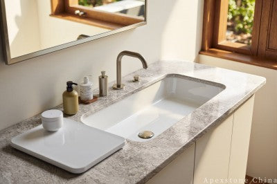 36 inch vanity brown Marble vanity tops
