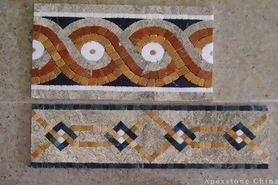 4x4 George Wood Grain Marble boarders