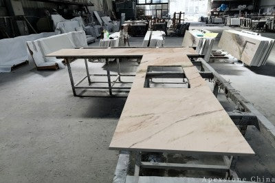 2cm Green Crystal Quartzite tops