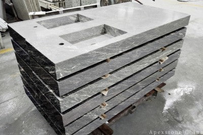 antique grey Marble sinks
