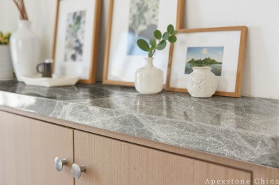 3cm Hermes Grey Marble tops