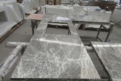 Hermes Grey stone grey Marble slabs