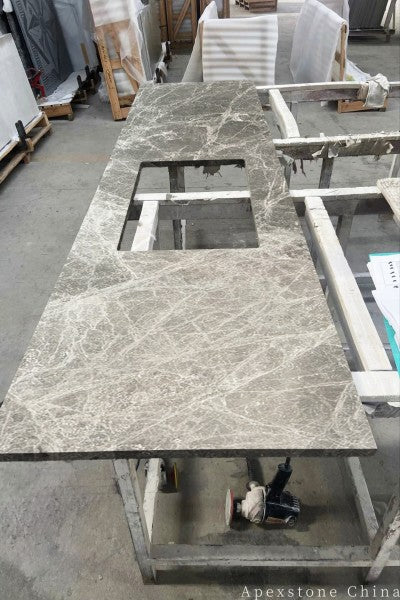 3cm Hermes Grey Marble tops